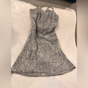 Black and White Polka Dot Skirt